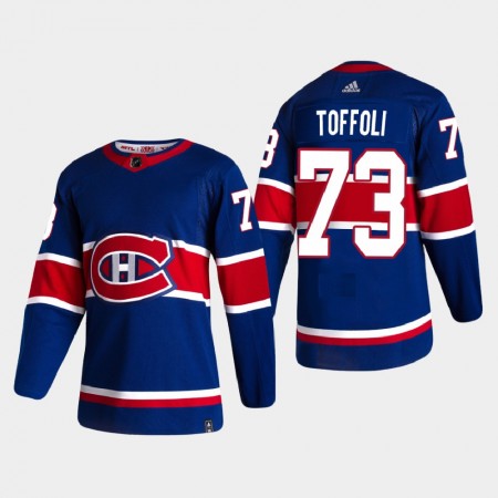 Montreal Canadiens Tyler Toffoli 73 2020-21 Reverse Retro Authentic Shirt - Mannen